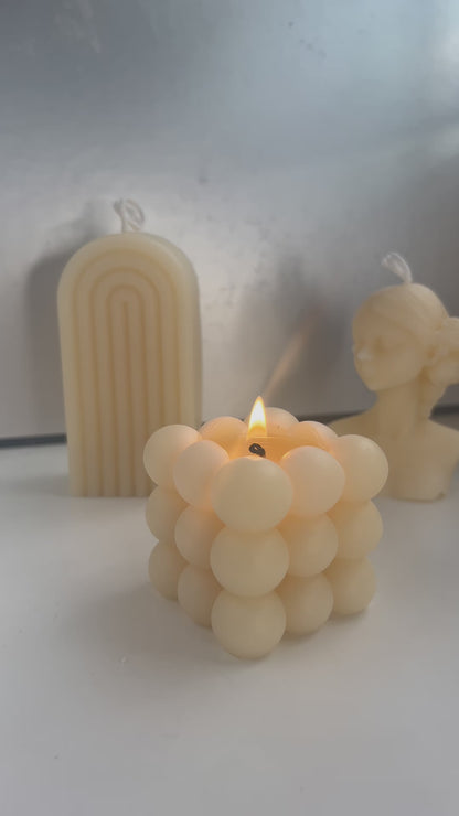 Large Bubble Candle